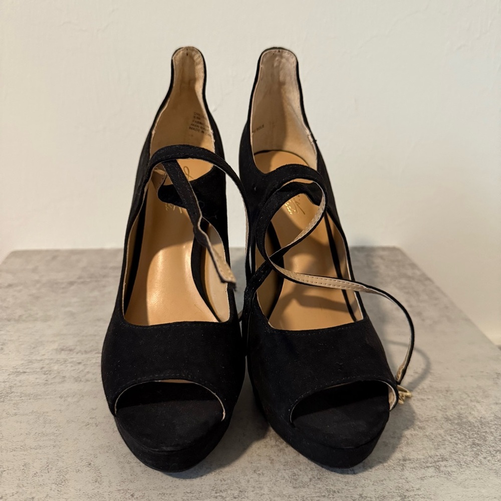 Black Heels Size 6.5